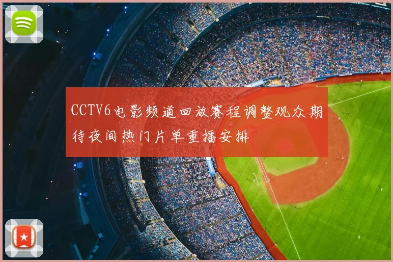 CCTV6电影频道回放赛程调整观众期待夜间热门片单重播安排